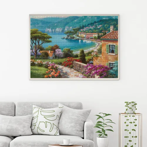 Vista 3 de Anatolian Puzzle - Lakeside, Rompecabezas de 1500 piezas, #4547