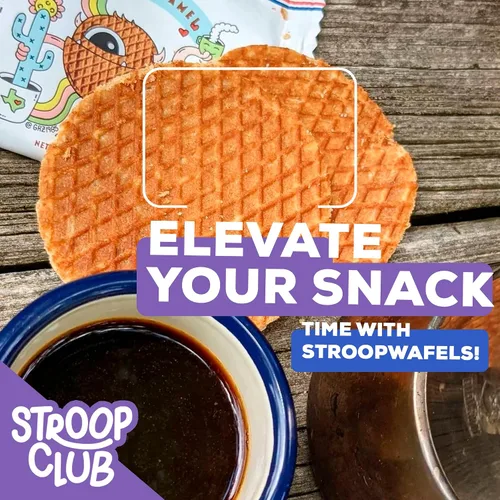 Vista 5 de Stroop Club Stroopwafel de Caramelo Orgánico Infusionado con Chai Indulgencia Vegana, a Base de Plantas y Aprobada por los Holandeses - 24