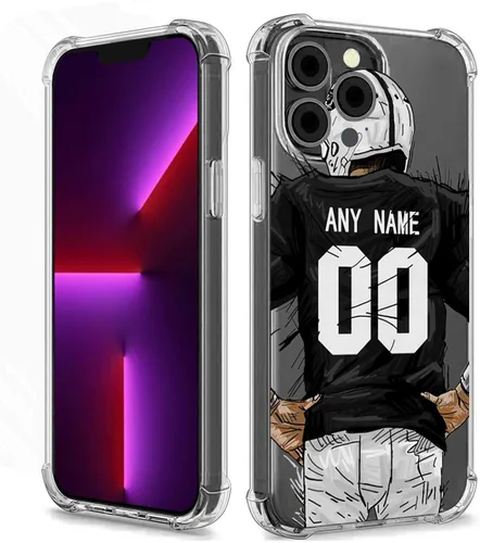 Vista 21 de Funda protectora personalizada con nombre y números para iPhone 15, 14, 13, 12, 11 Xs Max XR 8 7 6 Plus 11 Pro Mini, delgada, a prueba de golpes