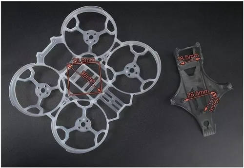 Vista 4 de INLIMA Accesorios para drones GEPRC GEP-TKP16 Marco adecuado para pensar P16 Drone Marco de fibra de carbono para DIY RC FPV Quadcopter Accesorios