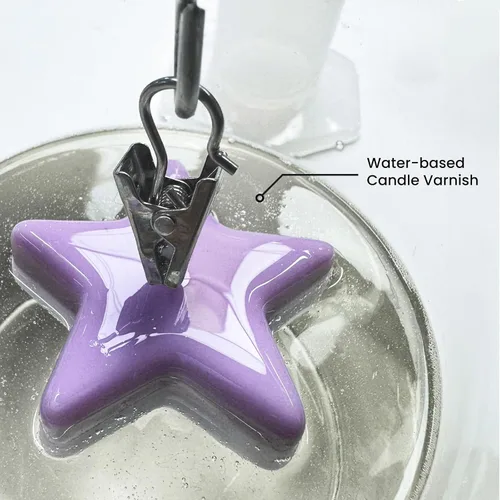 Vista 10 de BOOWAN NICOLE Barniz de Laca de Vela Brillante a Base de Agua 1.69pt con Cilindro Volumétrico - Resistente a Arañazos y Polvo, Barniz de Laca