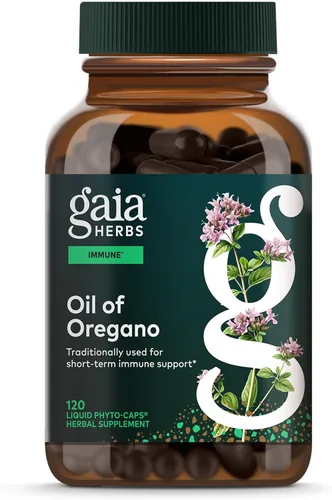 Vista 11 de Gaia Herbs Cápsulas de aceite de orégano - 230 mg de hoja de orégano - Suplemento de apoyo inmunológico y antioxidante con aceite de orégano