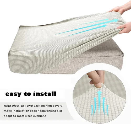 Vista 6 de EFELIM Fundas elásticas para cojines de dinette de caravana, funda de sofá de caravana, funda de asiento de sofá de caravana, funda suave