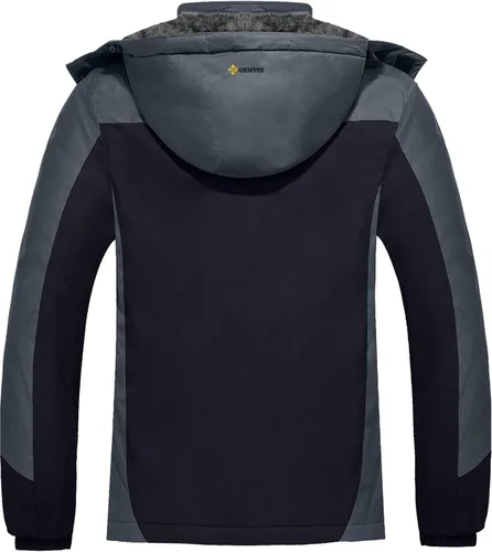 Vista 2 de GEMYSE - Chaqueta de esquí impermeable, resistente al viento, lluvia y nieve, para hombre