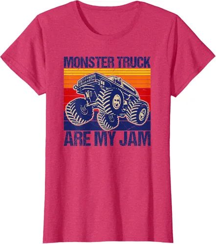 Vista 10 de Monster Truck Are My Jam For Monster Truck Lovers - Camiseta para hombres y niños, Blanco
