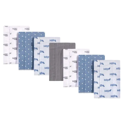 Vista 220 de Hudson Baby - Paños unisex de franela de algodón para bebé, avión, talla única