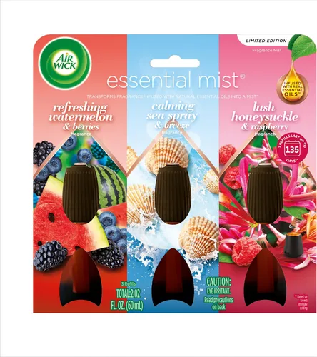 Vista 2 de Air Wick Essential Mist - Paquete de recarga triple multi-fragancia primavera (3X67) oz.