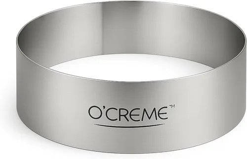 Vista 23 de O'Creme Anillo para Pastel de Acero Inoxidable Resistente Redondo Molde de Anillo para Pastel Mousse para Hornear, Decoración de Pasteles de Postre