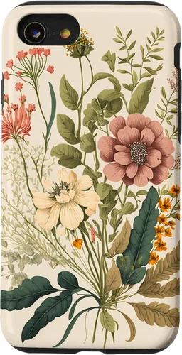 Vista 17 de Funda para iPhone 11 con diseño floral botánico vintage