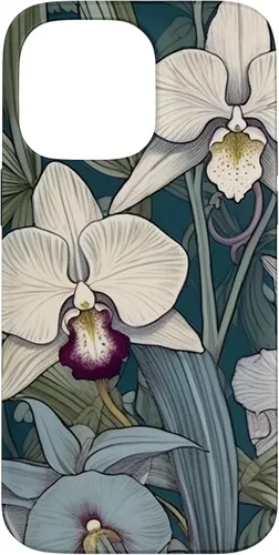 Vista 21 de Funda de flores de orquídea de jardín botánico para iPhone 17