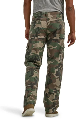 Vista 6 de Wrangler Authentics - Pantalón cargo, elástico y de corte holgado para hombre
