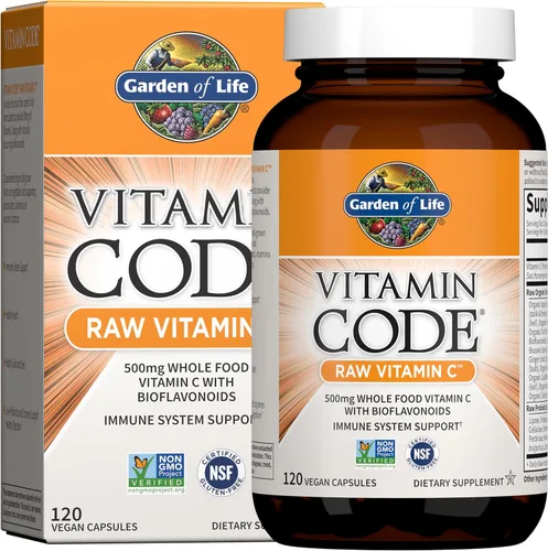 Vista 8 de Vitamina C de Garden of Life vegano, vitamina código Raw C vitamina, completo suplemento alimentario, 101508, 1, 1