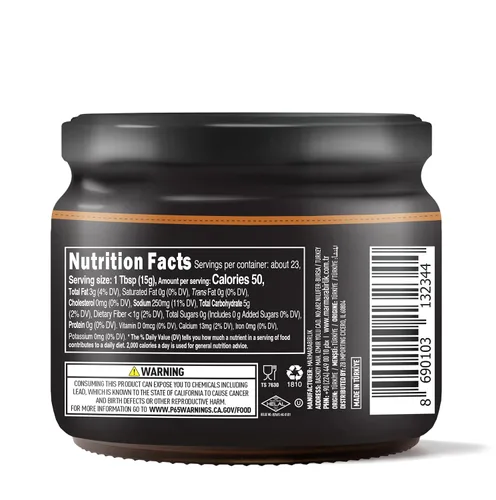 Vista 2 de Marmarabirlik, Aceitunas negras para untar picantes, pasta de aceitunas turcas y tapenade, sabor mediterráneo gourmet, perfecto para sándwiches