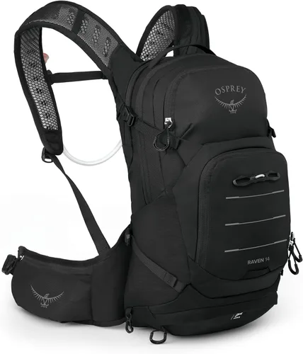 Vista 15 de Osprey Raven 14L Mochila de ciclismo de montaña para mujer con depósito hidráulico