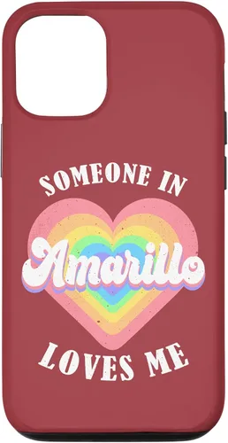 Vista 28 de Someone in Amarillo Loves Me City Heart Case for iPhone 17