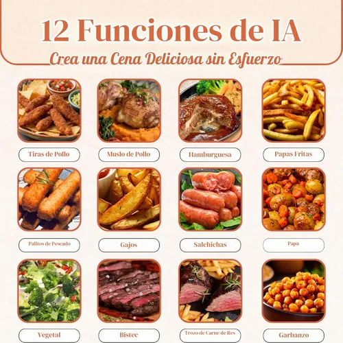 Vista 5 de Freidora de aire inteligente de 8.5 cuartos con cámara de alimentos