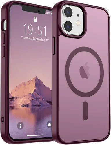 Vista 175 de SUPFINE Funda magnética para iPhone SE 2022 (3ª)/2020 (2ª), iPhone 8 (compatible con MagSafe) (protección contra caídas de grado militar), funda