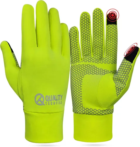 Vista 6 de Guantes de invierno cálidos antideslizantes para pantalla táctil y guantes térmicos de ciclismo para clima frío para hombres y mujeres, ideales