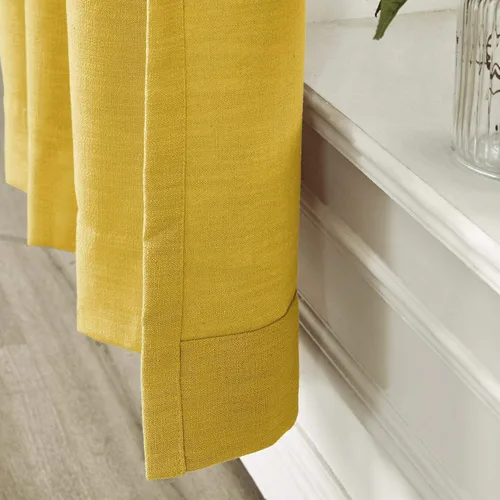 Vista 189 de Frelement Cortinas plisadas de lino de algodón de 100 pulgadas de ancho y 102 pulgadas de largo, cortinas con reducción de ruido para sala