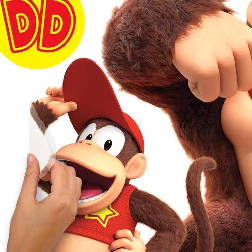 Vista 4 de Calcomanías de pared Donkey Kong y Diddy Kong, RMDM5589