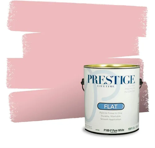 Vista 739 de Prestige Paints Pintura exterior e imprimación en uno, 1 galón, plano, coincidencia comparable de Valspar* Amber Rose*