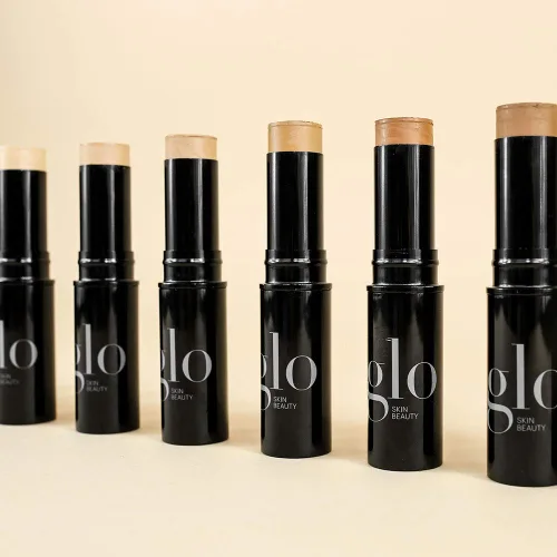 Vista 7 de Glo Skin Beauty Base mineral HD en barra Corrector de maquillaje infundido con ácido hialurónico Cobertura construible, contorno e iluminador