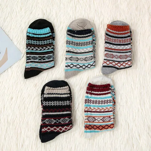 Vista 7 de Zando Calcetines de lana para mujer, calcetines atléticos de invierno, calcetines cálidos de lana merina, calcetines suaves y gruesos de media