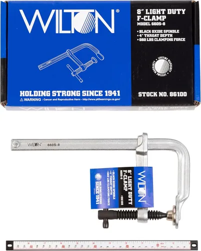 Vista 2 de Wilton Abrazadera F ligera, capacidad de apertura de 8", garganta de 4" (modelo 660S-8)
