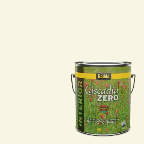 Vista 117 de Rodda Paint CASCADIA XL Pintura e imprimación satinada exterior en uno, cuarto de galón, Costa de Marfil