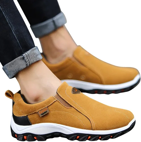 Vista 3 de JWSVBF Zapatos deportivos de suela gruesa para mujer, cómodos zapatos de vestir para caminar, zapatos casuales unisex a la moda de verano