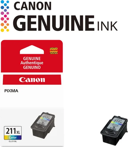 Vista 3 de Cartucho de tinta Canon CL211XL, Cian/magenta/amarillo Paquete de 1
