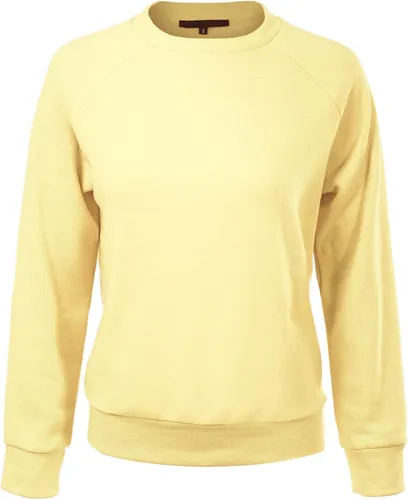 Vista 2 de Design by Olivia Sudadera básica suave y cómoda de cuello redondo para mujer, ropa de otoño