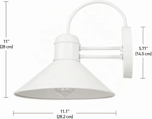 Vista 7 de Globe Electric 44264 Bolton 1 lámpara de pared con 1 luz para exterior o interior, color negro mate, 44388