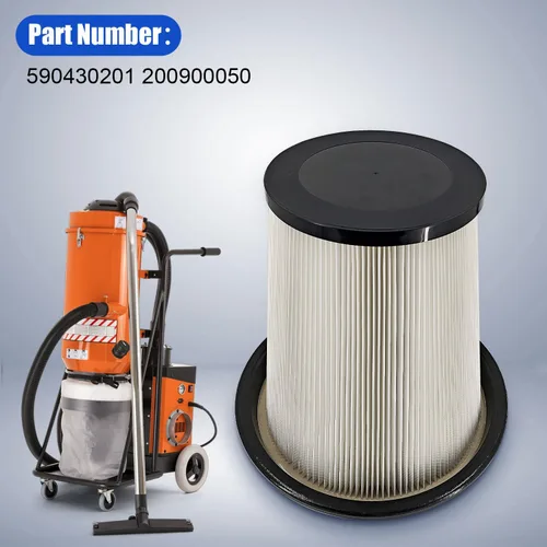Vista 4 de 200900050 Prefiltro cónico apto para Pullman Ermator S26 S36 S13 F26 Filtro de cono para extractor de polvo Husqvarna G22 Reemplazo # 590430201