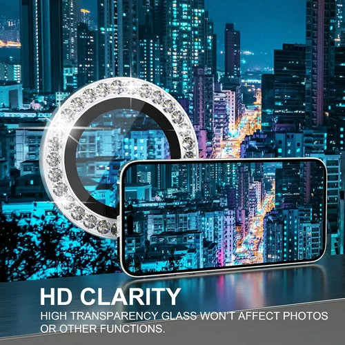 Vista 331 de Choiche Compatible para iPhone 16 Pro/iPhone 16 Pro Max Protector de Lente de Cámara, Vidrio Templado 9H Protector de Pantalla de Cubierta de Cámara