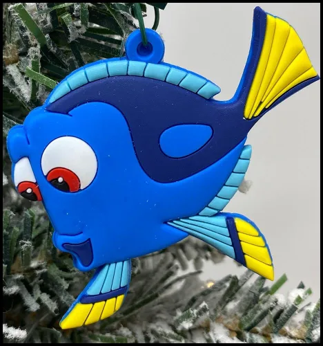 Vista 4 de Finding Nemo - Juego de adornos navideños de 4 piezas, Nemo, Dory, Squirt y Destiny