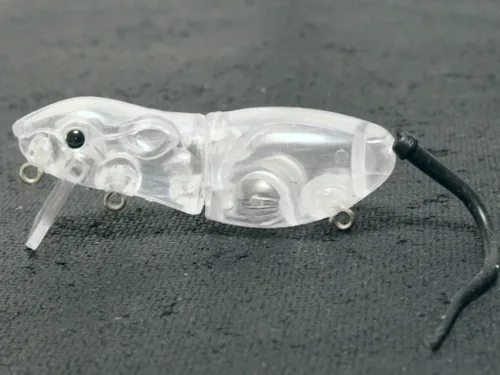 Vista 22 de 10 Señuelo en Blanco sin Pintar Minnow Crankbait de Agua Superior sin Labios Jerkbait Señuelos de Pesca