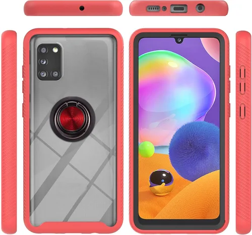 Vista 87 de Funda compatible con Xiaomi Poco X3 NFC, compatible con Xiaomi Poco X3 Pro/Poco X3 Ring Stand 3 en 1, color negro