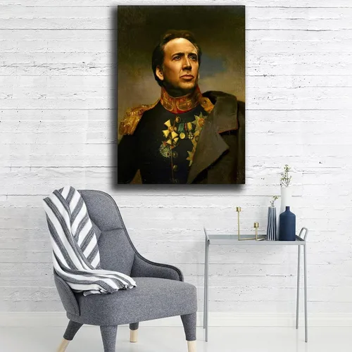 Vista 5 de MMIXIANG Nicolas - Póster de jaula decorativa, lienzo para pared, para sala de estar, dormitorio, 08 x 12 pulgadas