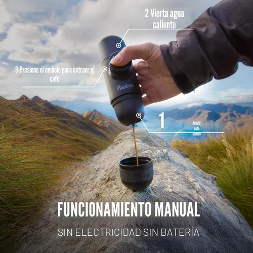 Vista 3 de Wacaco Minipresso Gr máquina de espresso portátil