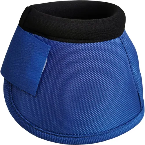 Vista 4 de LEAFOREST 2520D - Botas de campana de caballo sin giro, botas de campana de caballo balísticas equinas, botas de campana de sobrealcance azul, XL