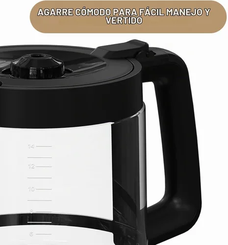 Vista 3 de 14 tazas DCM201 cafetera de repuesto compatible con Ninja DCM201, DCM201CP, DCM201BK programable XL 14 tazas PRO cafetera