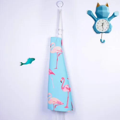 Vista 4 de Love Potato Delantales de chef de cocina para hombres y mujeres, delantal unisex con bolsillo para cocinar, hornear, jardinería, flamenco