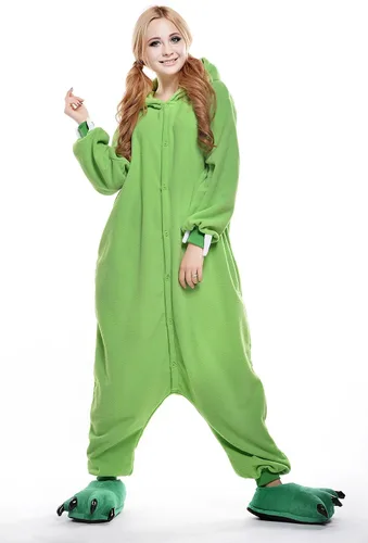 Vista 3 de Pijama de una pieza para adultos para mujeres y hombres, disfraz de animal de una pieza para Halloween o cosplay