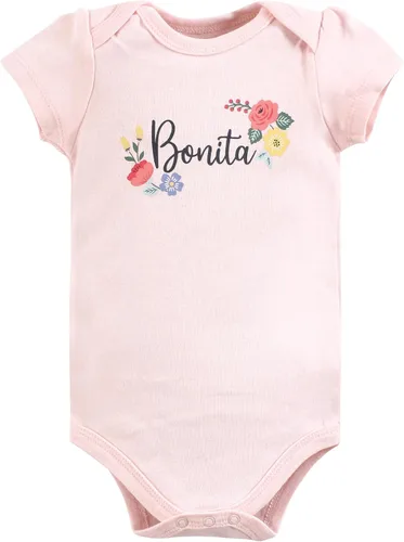Vista 292 de Hudson Baby baby-girls Cotton Bodysuits 3-pack