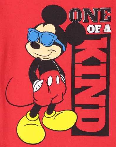 Vista 5 de Disney- Camisa de manga corta y pantalones cortos de malla de Mickey Mouse