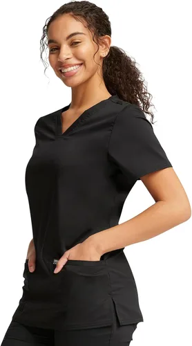 Vista 8 de Workwear Revolution Mujeres Scrubs Top V-cuello WW620