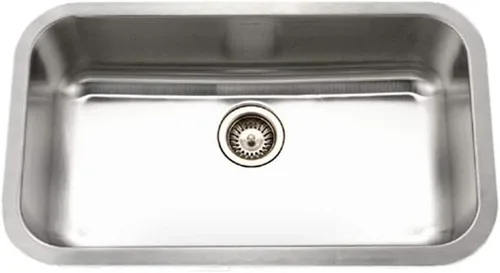 Vista 6 de Houzer Eston - Fregadero de cocina de acero inoxidable, fregadero de 32 pulgadas de montaje inferior, duradero y versátil, esencial para el hogar