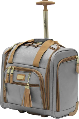 Vista 5 de Steve Madden Colección de equipaje de diseñador maletas giratorias ligeras expandibles de 3 piezas el juego de viaje incluye bolsa debajo