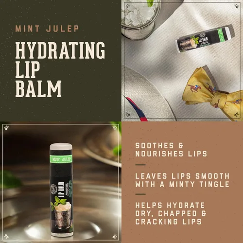 Vista 2 de 18.21 Man Made Lip Balm - Lip Protectant Hydrates & Moisturizes with Beeswax, Cocoa Butter & Vitamin E - For Chapped and Dry Lips